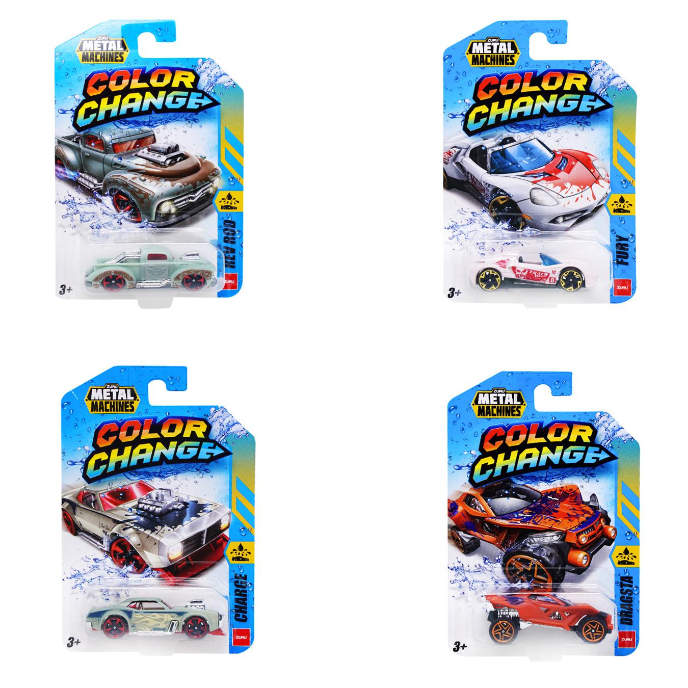 Машинка Metal Machines Car color change в асортименті
