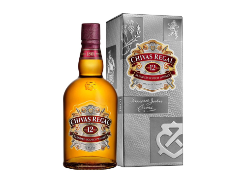 Віскі Chivas Regal 12 років витримки 40% в подарунковій упаковці 0.75л