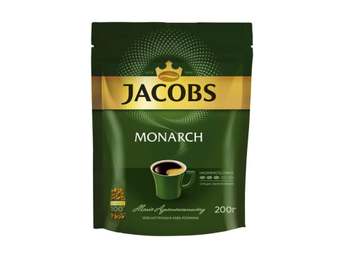 Кава натуральна розчинна сублімована Monarch Jacobs д/п 200г