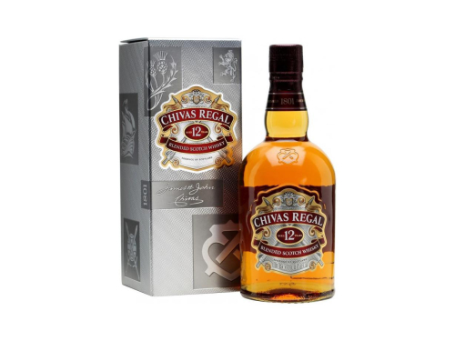 Віскі Чівас Рігал / Chivas Regal, 12 років, 40%, 0.7л, в коробці