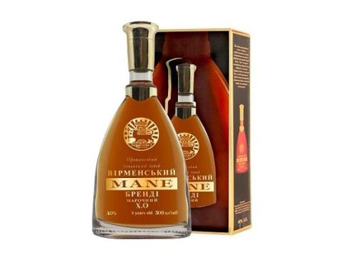 Коньяк вірменський Мане 8 років витримки 40% об ск/пл у коробці 0,5л