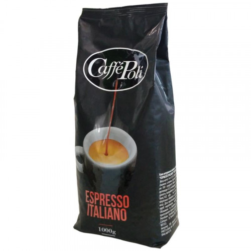 Кава в зернах Caffe Poli Espresso Italiano Nero 1 кг