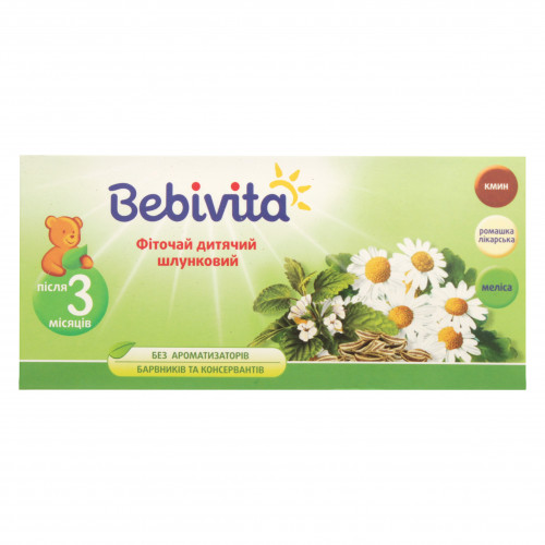 Чай дитячий фіточай з 3-х місяців Bebivita 30г