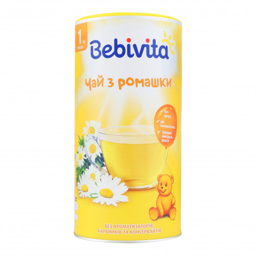 Чай для дітей від 1нед з ромашки Bebivita к/у 200г