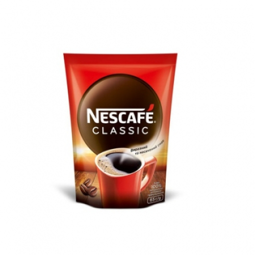 Кава 65г Nescafe Classic розчинна гранульована м/уп