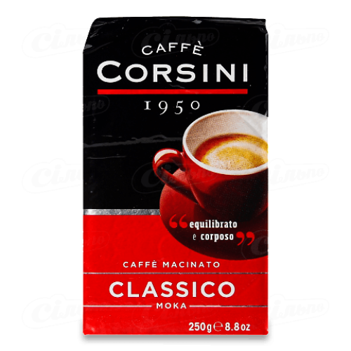 Кава мелена Corsini Classico смажена натуральна, 250г
