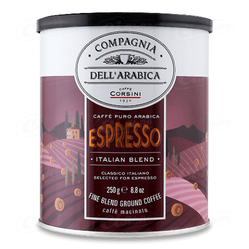 Кава мелена Dell'Arabica «Еспресо» з/б, 250г
