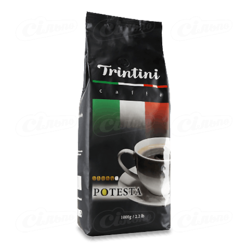 Кава зернова Trintini Caffee Potesta смажена, 1000г