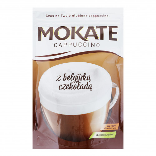 Кавовий напій MoKaTe 110г Капучино / Бельгійський шок. (Польща)