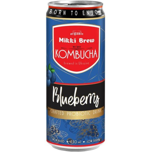 КОМБУЧА МВ BLUEBERRY 0,33Л ЗБ