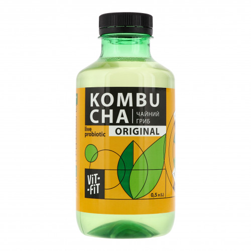 Напій бродіння Чайний гриб Kombucha Original Vit-Fit п/пл 0.5л