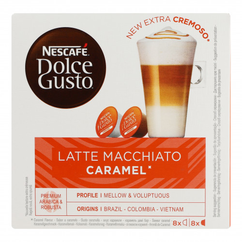 Напій кавовий Caramel Latte Macchiato Dolce Gusto Nescafe к/у 145.6г
