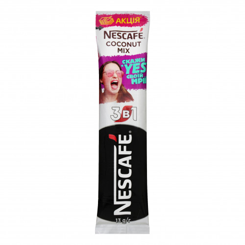Напій кавовий розчинний 3в1 Coconut Nescafe м/у 13г