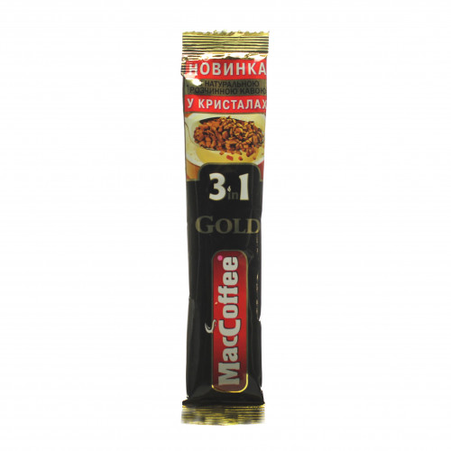 Напій кавовий розчинний 3в1 Gold MacCoffee м/у 16г