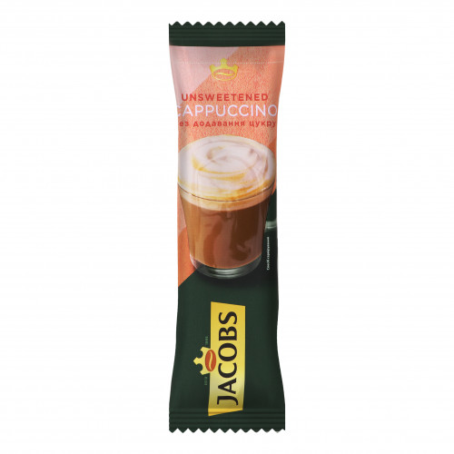 Напій кавовий розчинний без додавання цукру Cappuccino Unsweetened Jacobs м/у 14г