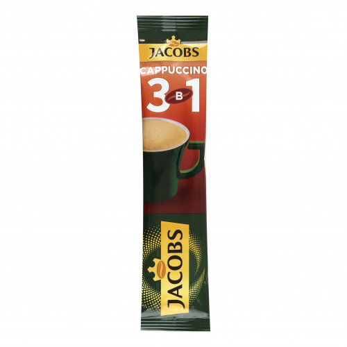 Напій кавовий розчинний Cappuccino 3в1 Jacobs м/у 12.5г