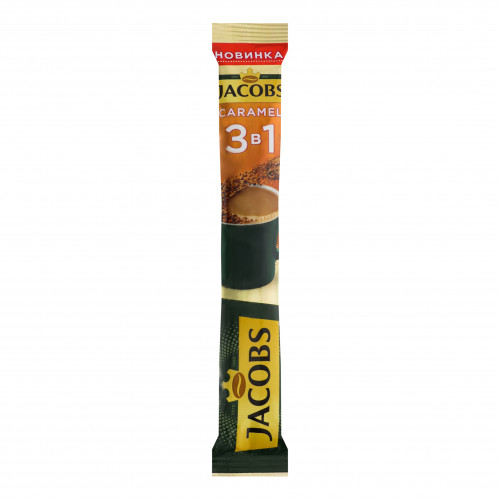 Напій кавовий розчинний Caramel 3в1 Jacobs м/у 15г
