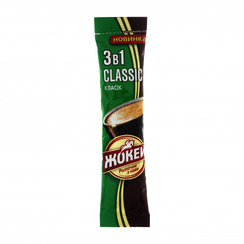 Напиток кофейный Жокей Classic 3в1 растворимый
