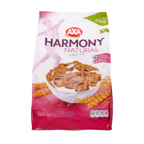 Пластівці мультизернові з мінералами Harmony Аха к/у 500г