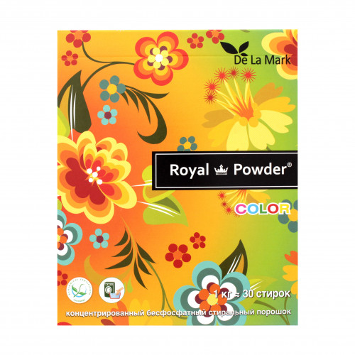 Порошок пральний безфосфатний Color Royal Powder 1кг