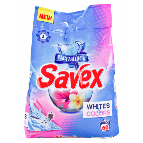 Порошок пральний Savex Parfum Lock Whites&Colors Automat 6кг