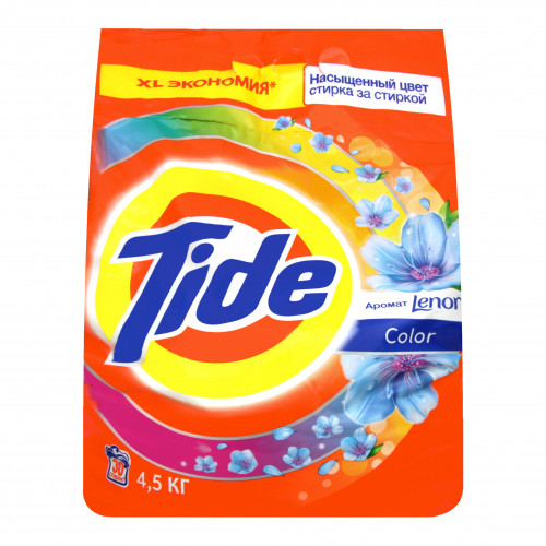 Порошок пральний Tide Automat Color+Lenor 4.5кг x4